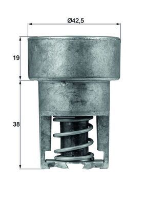 MAHLE TX 98 82 Thermostat, coolant