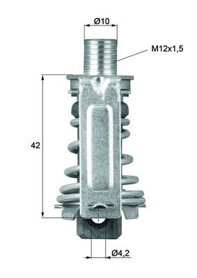 MAHLE TX 99 70 Thermostat, coolant
