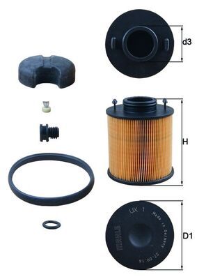 Urea Filter MAHLE UX 1D