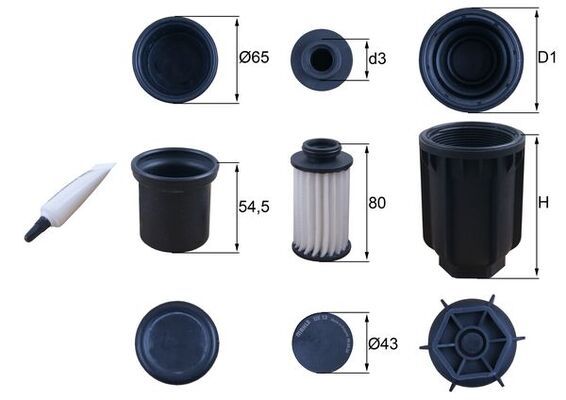 MAHLE UX 13KIT Urea Filter