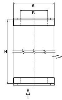Filter, compressed-air technology MANN-FILTER 49 000 54 151