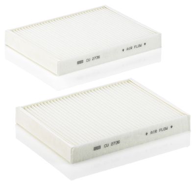 Filter, cabin air MANN-FILTER CU 2736-2