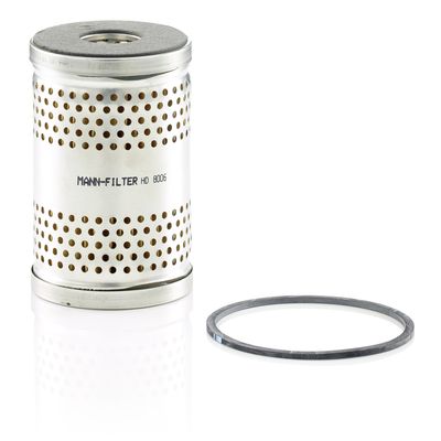 Filter, operating hydraulics MANN-FILTER HD 8006 x