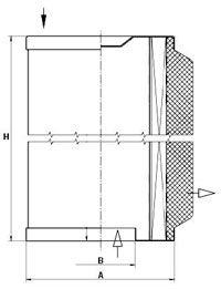 Filter, compressed-air technology MANN-FILTER LE 10 002