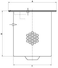 Filter, compressed-air technology MANN-FILTER LE 24 003 x