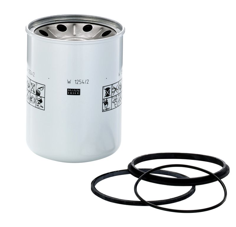 MANN-FILTER W 1254/2 x Filter, operating hydraulics