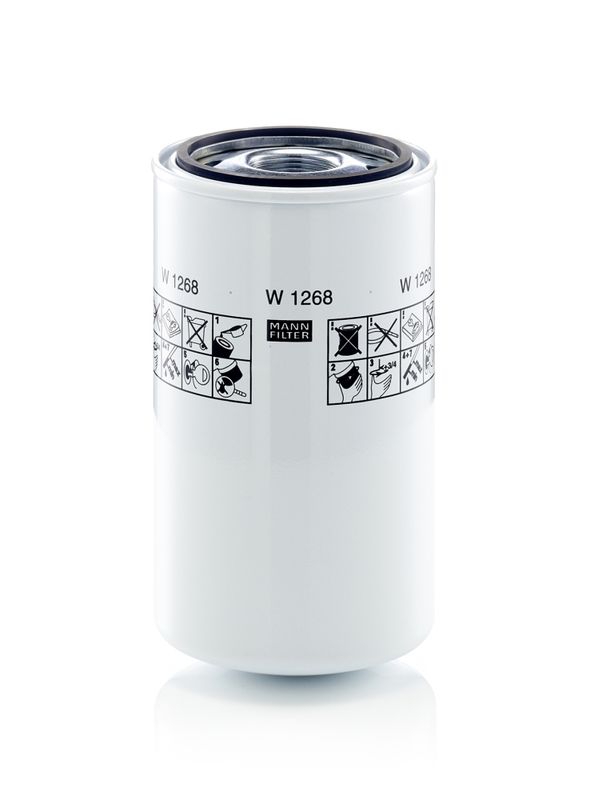 MANN-FILTER W 1268 Hydraulic Filter, automatic transmission