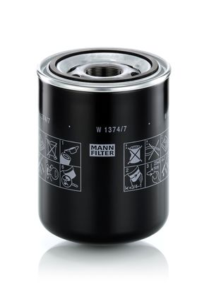 Oil Filter MANN-FILTER W 1374/7