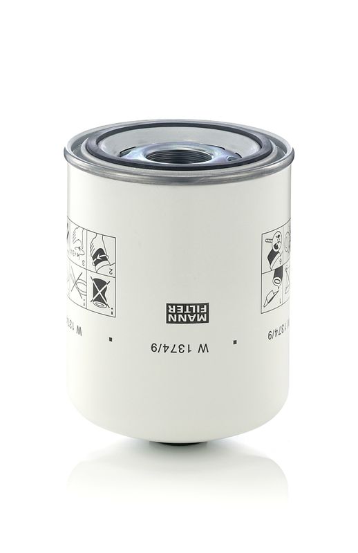 MANN-FILTER W 1374/9 Filter, operating hydraulics