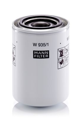 Filter, operating hydraulics MANN-FILTER W 935/1