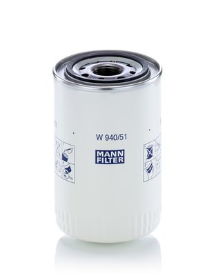 Filter, operating hydraulics MANN-FILTER W 940/51