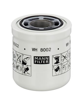 Filter, operating hydraulics MANN-FILTER WH 8002