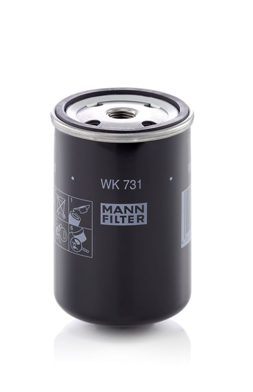 MANN-FILTER WK 731 (10) Fuel Filter