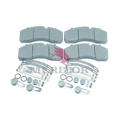Brake Pad Set, disc brake MERITOR MDP3143K