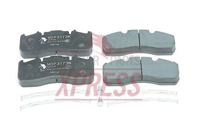 Brake Pad Set, disc brake MERITOR MDP3173K