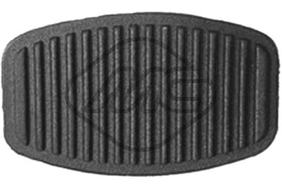 Pedal Pad, clutch pedal Metalcaucho 00413
