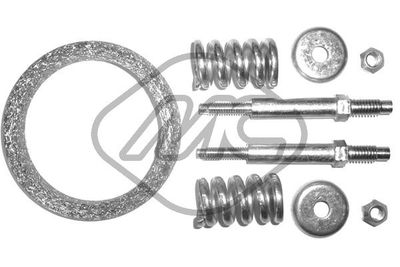 Gasket Set, exhaust system Metalcaucho 02939