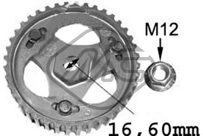 Gear, injection pump Metalcaucho 05623