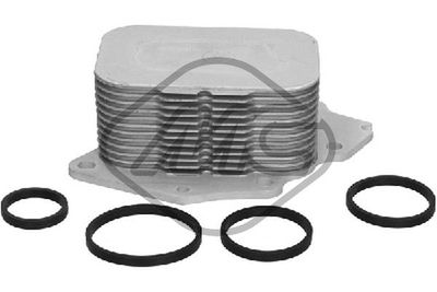 Oil Cooler, engine oil Metalcaucho 05739