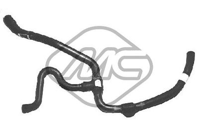 Hose, heat exchanger (heating) Metalcaucho 07887