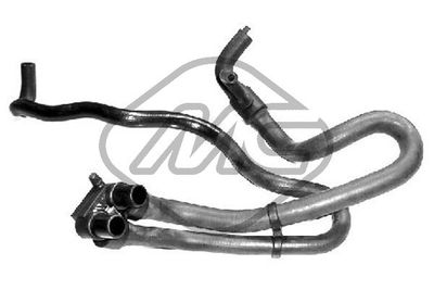 Hose, heat exchanger (heating) Metalcaucho 08300