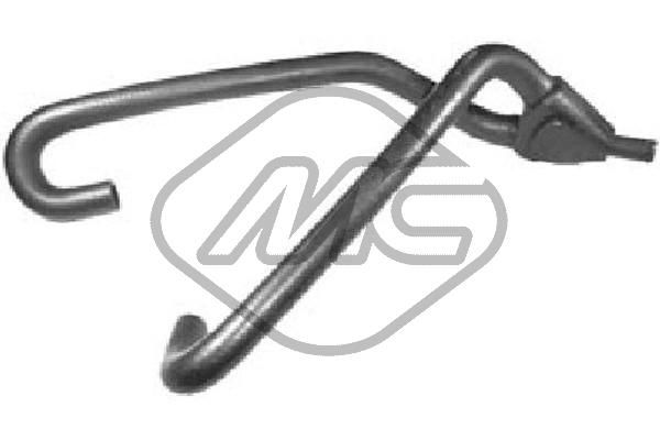 Metalcaucho 08346 Hose, heat exchanger (heating)