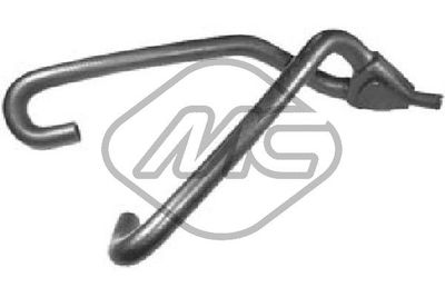 Hose, heat exchanger (heating) Metalcaucho 08346