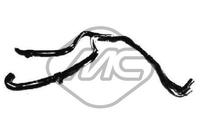 Hose, heat exchanger (heating) Metalcaucho 08424