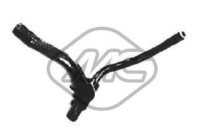 Hose, heat exchanger (heating) Metalcaucho 08431