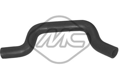 Hose, heat exchanger (heating) Metalcaucho 08581