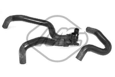 Hose, heat exchanger (heating) Metalcaucho 08632