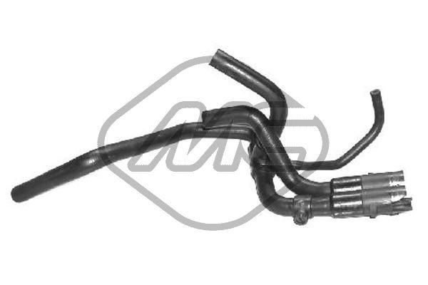 Metalcaucho 08826 Hose, heat exchanger (heating)