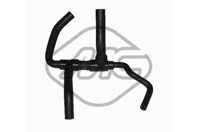 Hose, heat exchanger (heating) Metalcaucho 08927