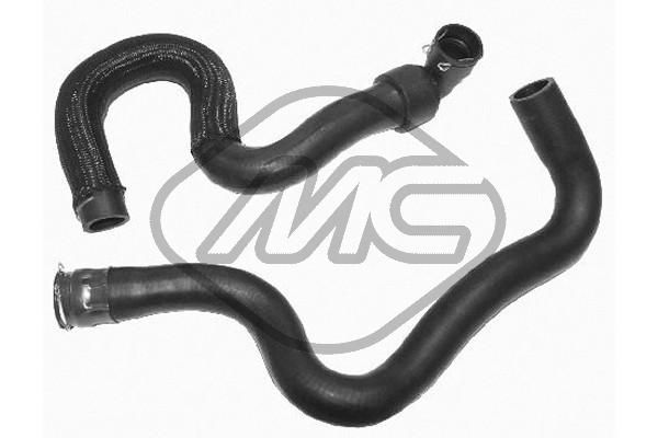 Metalcaucho 08936 Hose, heat exchanger (heating)