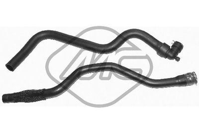 Hose, heat exchanger (heating) Metalcaucho 08938
