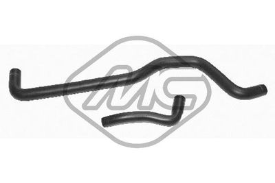 Hose, heat exchanger (heating) Metalcaucho 09019