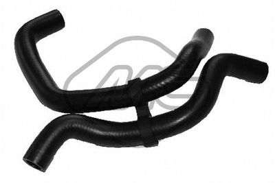 Hose, heat exchanger (heating) Metalcaucho 09048
