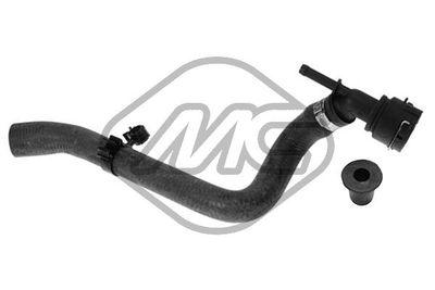 Hose, heat exchanger (heating) Metalcaucho 09051