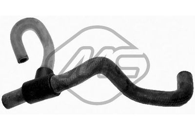 Hose, heat exchanger (heating) Metalcaucho 09122