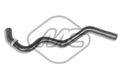 Hose, heat exchanger (heating) Metalcaucho 09168