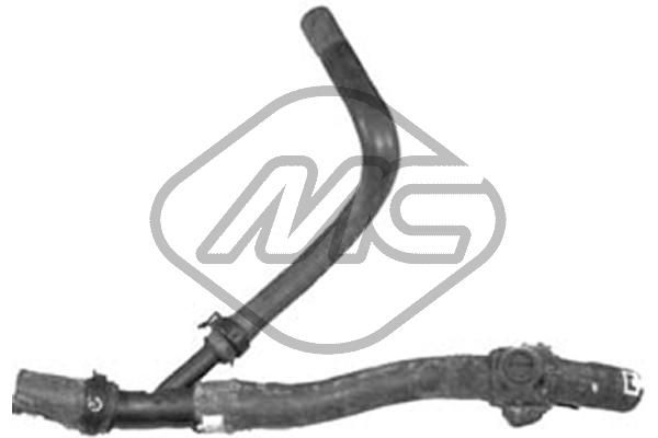 Metalcaucho 09171 Hose, heat exchanger (heating)