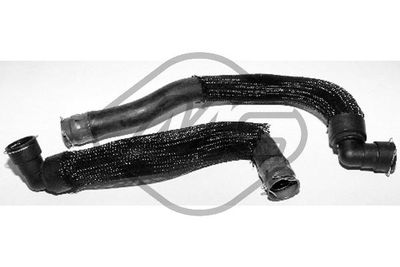 Hose, heat exchanger (heating) Metalcaucho 09200
