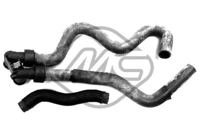 Hose, heat exchanger (heating) Metalcaucho 09201