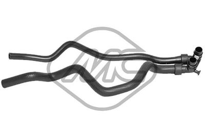 Hose, heat exchanger (heating) Metalcaucho 09205