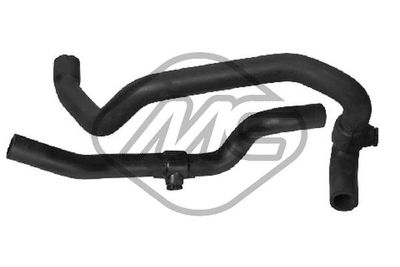 Hose, heat exchanger (heating) Metalcaucho 09254