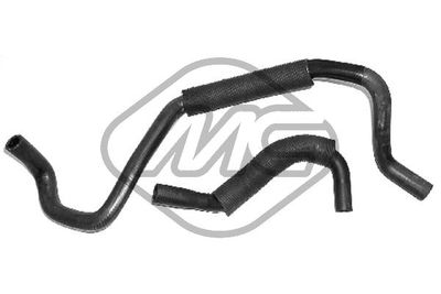 Hose, heat exchanger (heating) Metalcaucho 09260