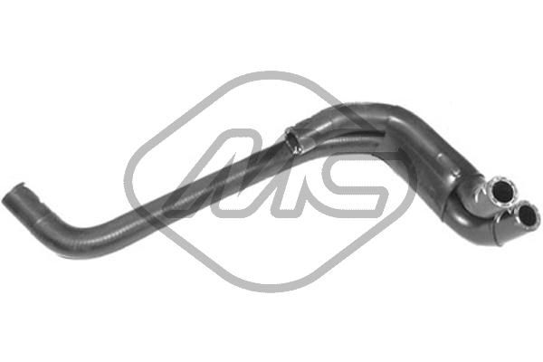 Metalcaucho 09338 Hose, heat exchanger (heating)