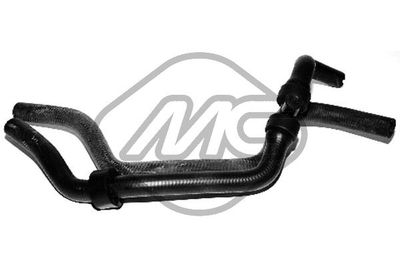 Hose, heat exchanger (heating) Metalcaucho 09346