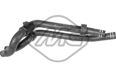 Hose, heat exchanger (heating) Metalcaucho 09369
