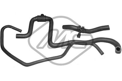 Hose, heat exchanger (heating) Metalcaucho 09383